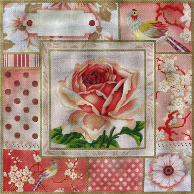 1041 Vintage Rose Collage