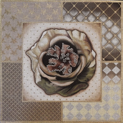 1067 Platinum Flower Collage