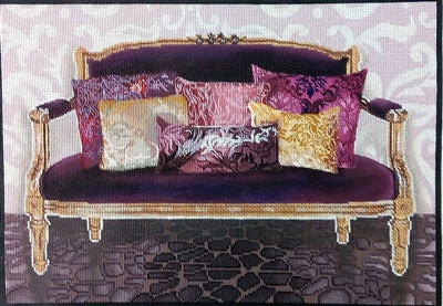 1075c Fuchsia  Couch