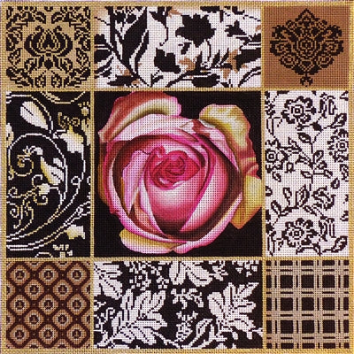 1088  Copper Rose Collage
