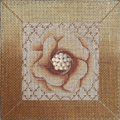 114f Ecru Bling Square