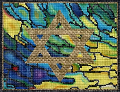 403r Swirled Stained Glass