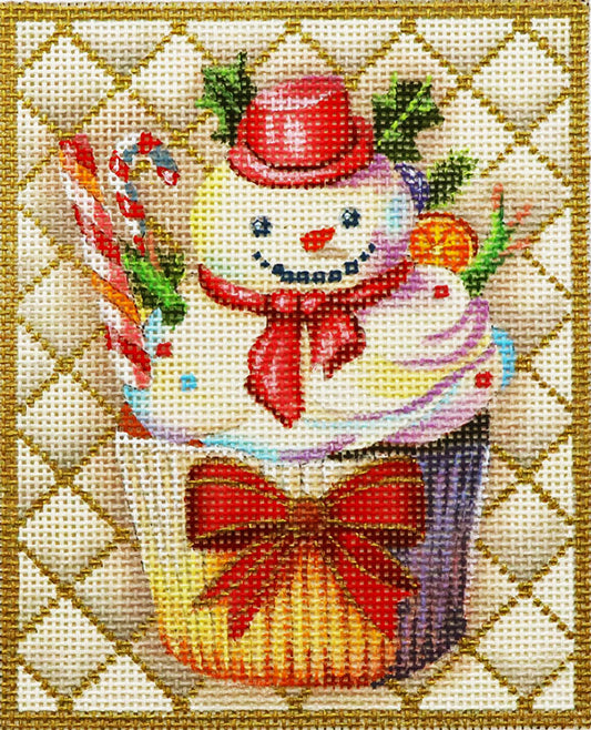 CO-30c Snowman Cupcake