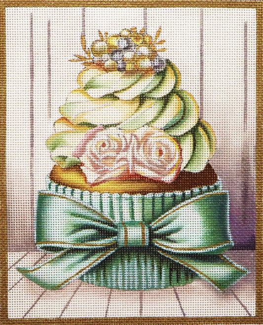 CUP-4 Minty Pearl Cupcake