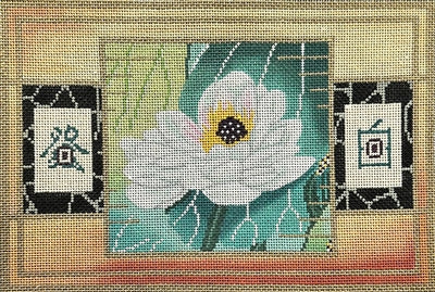 MJ-10 White Flower Mah Jongg Bag (Copy)