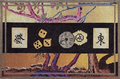 MJ-14 Dice and Coin Mah Jongg Bag