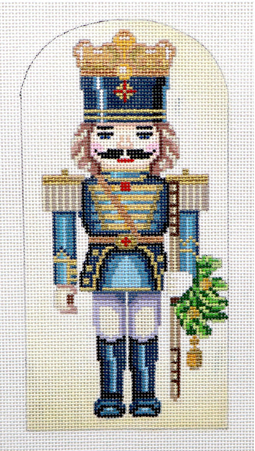 NC-6c Blue Nutcracker Ornament