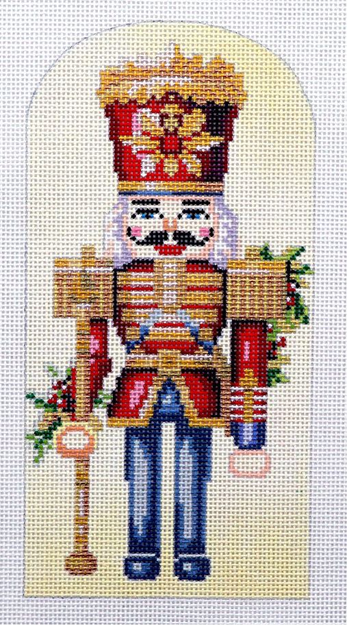 NC-6e Red & Blue Nutcracker Ornament